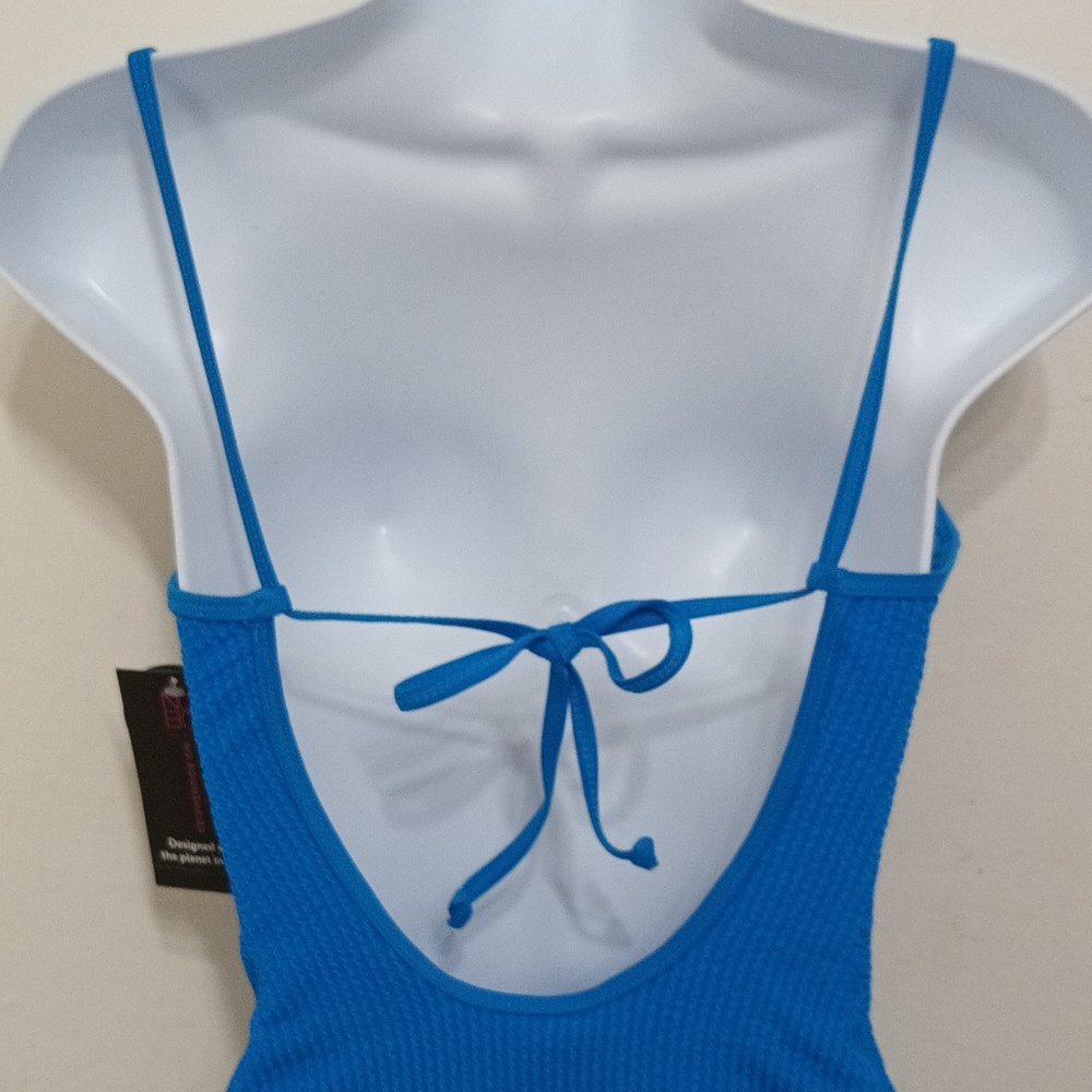 πNWT Swimsuit One Piece Push-Up Pads, Stretchable, Crinkle Design, Adjustable - Picture 6 of 10